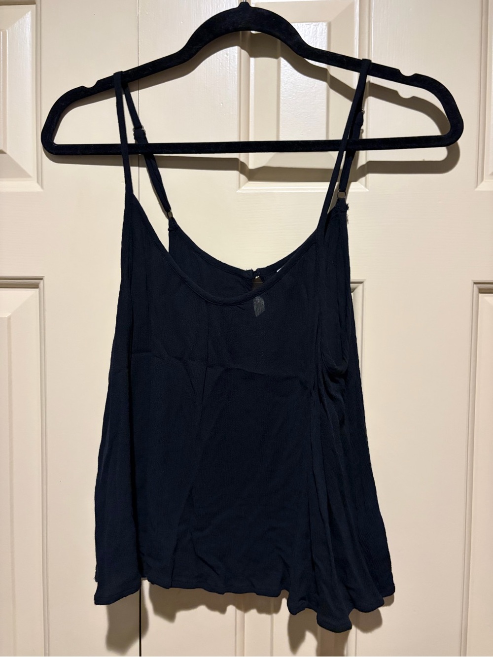 Black tank top